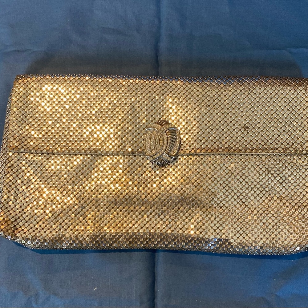 Vintage Whiting and Davis Silver Clutch